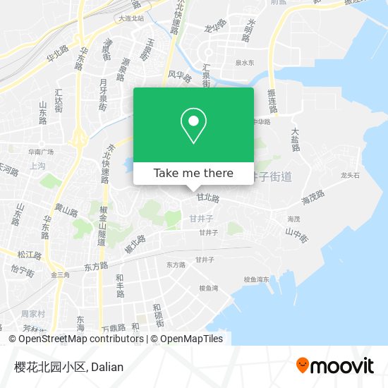 樱花北园小区 map