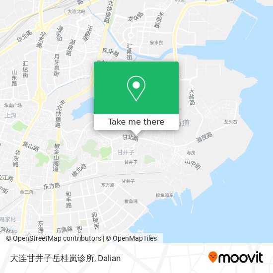 大连甘井子岳桂岚诊所 map
