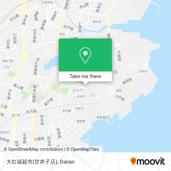 大红福超市(甘井子店) map