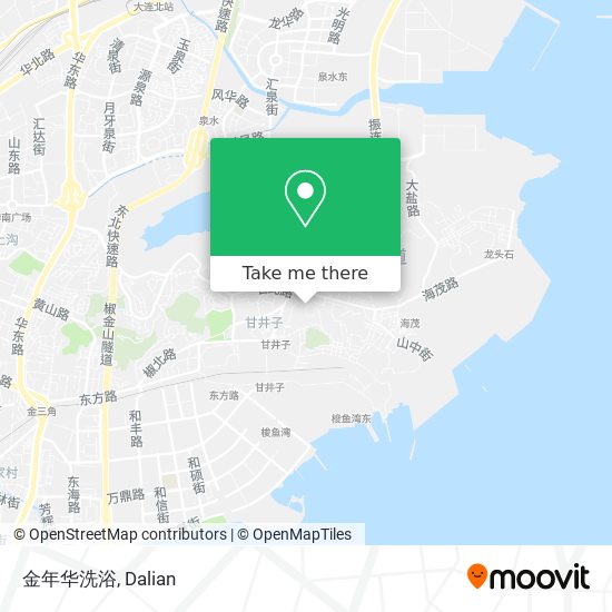 金年华洗浴 map