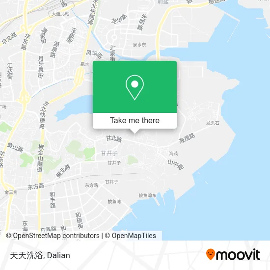 天天洗浴 map