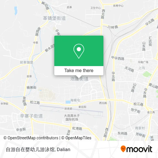 自游自在婴幼儿游泳馆 map