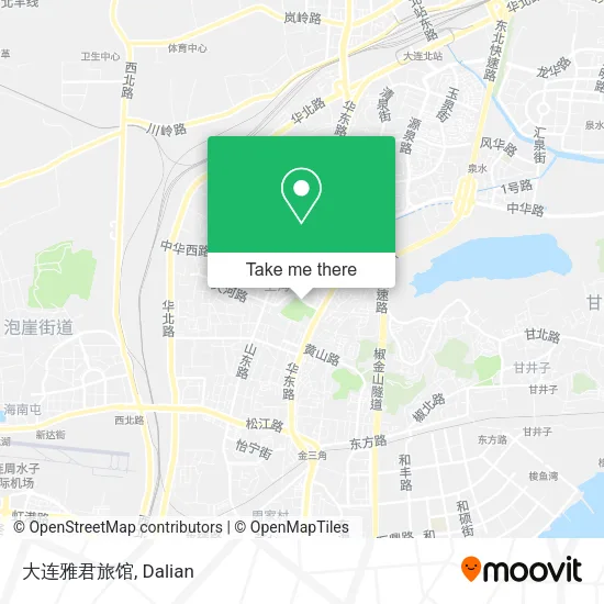 大连雅君旅馆 map