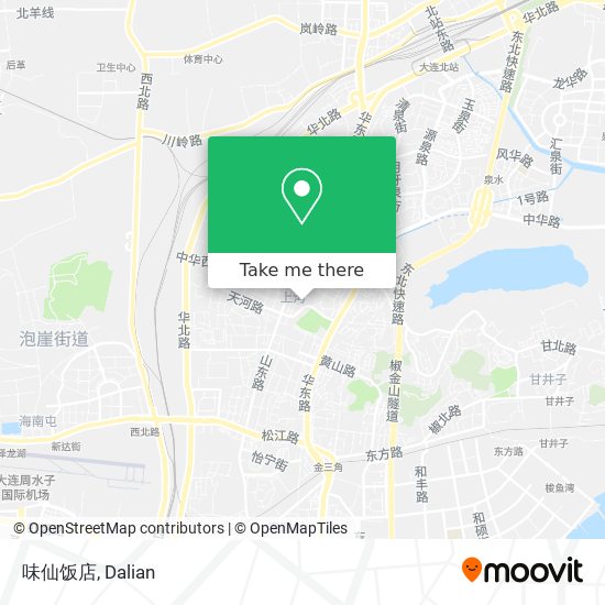 味仙饭店 map