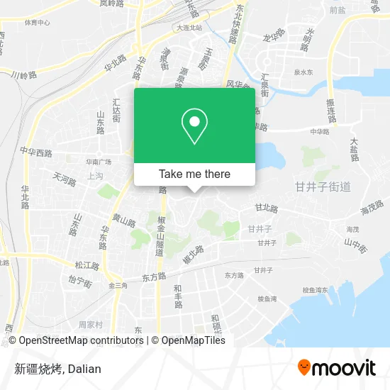 新疆烧烤 map