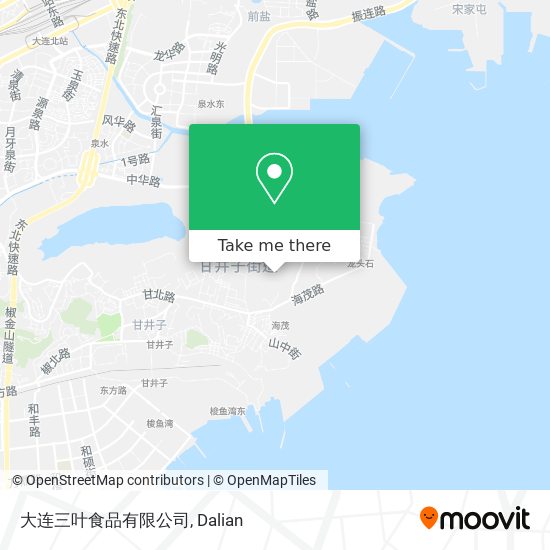 大连三叶食品有限公司 map