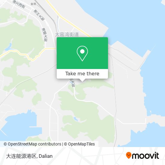 大连能源港区 map