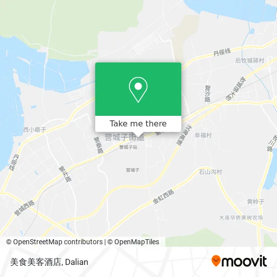 美食美客酒店 map
