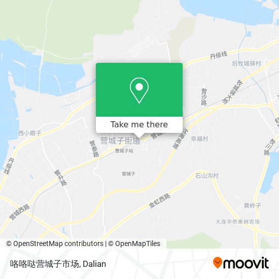 咯咯哒营城子市场 map