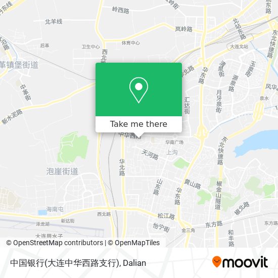 中国银行(大连中华西路支行) map