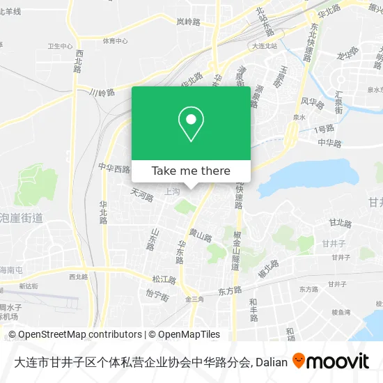 大连市甘井子区个体私营企业协会中华路分会 map