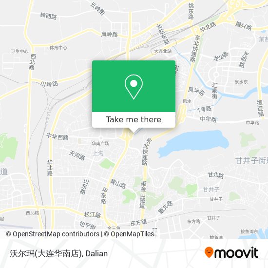 沃尔玛(大连华南店) map