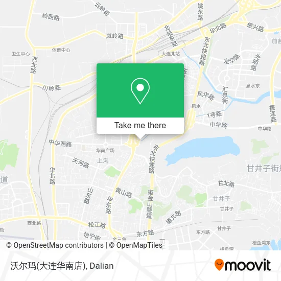 沃尔玛(大连华南店) map