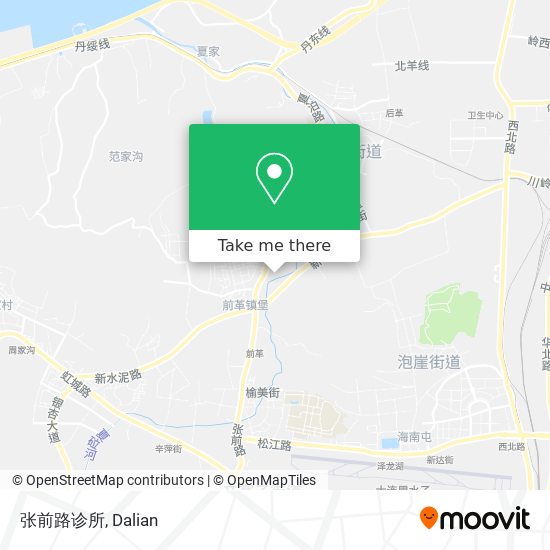 张前路诊所 map