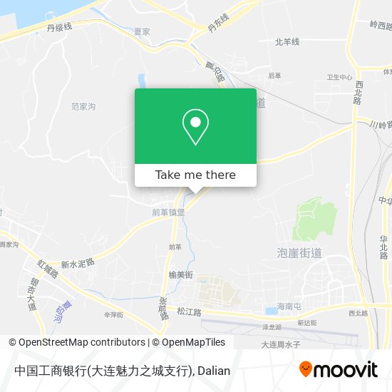 中国工商银行(大连魅力之城支行) map