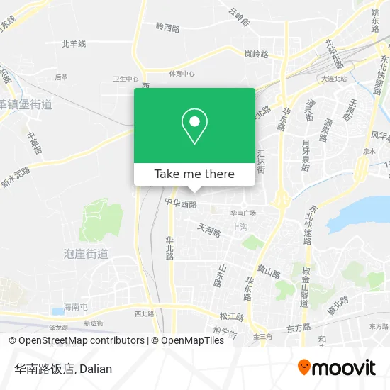 华南路饭店 map