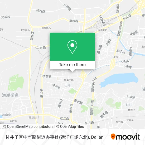 甘井子区中华路街道办事处(远洋广场东北) map