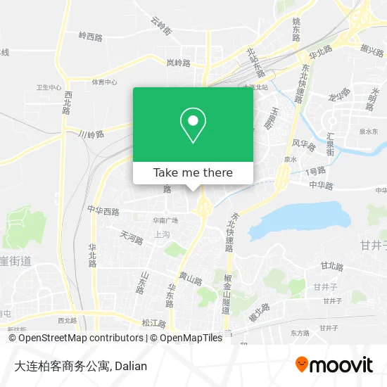 大连柏客商务公寓 map