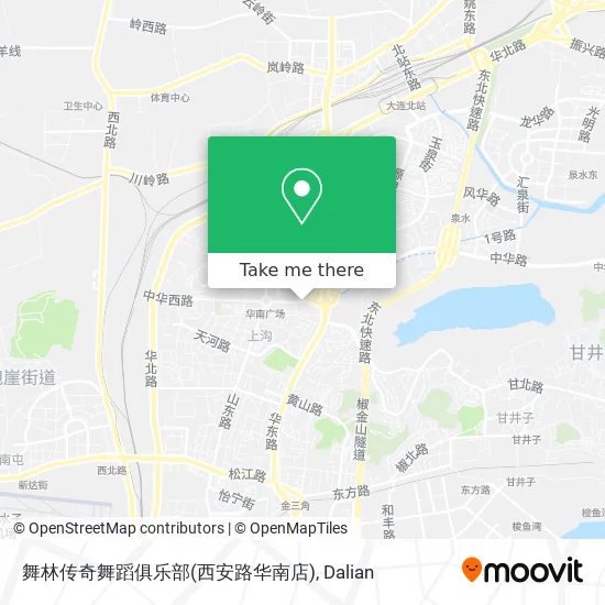 舞林传奇舞蹈俱乐部(西安路华南店) map