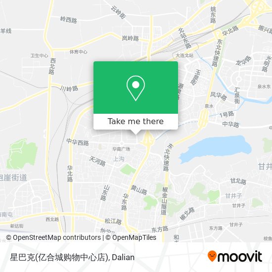 星巴克(亿合城购物中心店) map