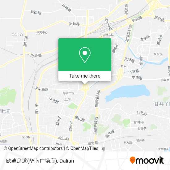 欧迪足道(华南广场店) map