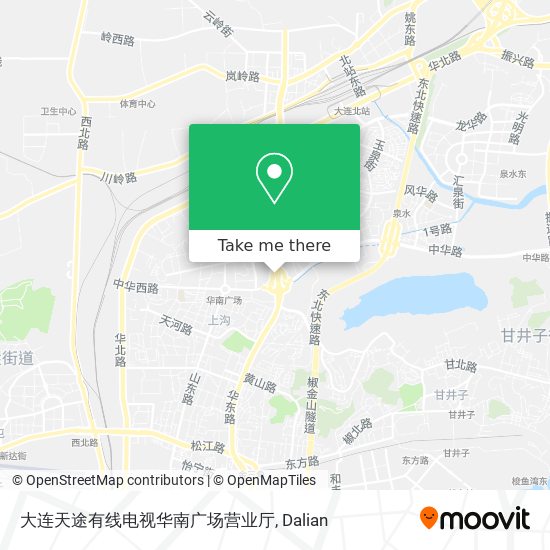大连天途有线电视华南广场营业厅 map