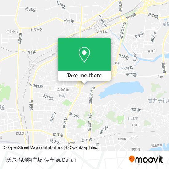 沃尔玛购物广场-停车场 map