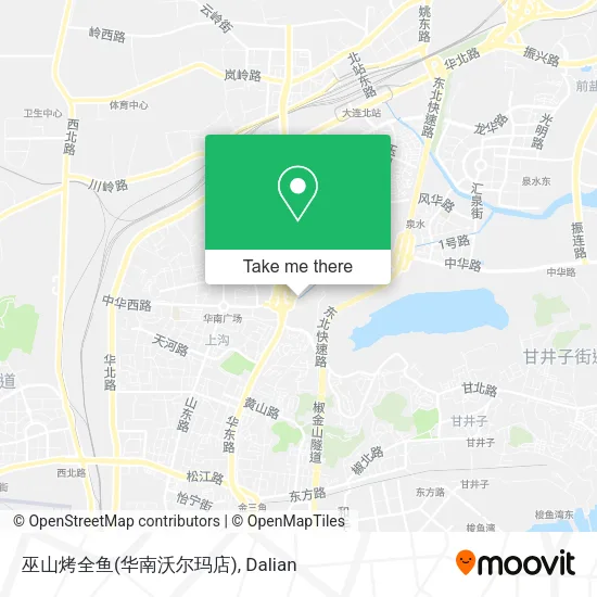 巫山烤全鱼(华南沃尔玛店) map