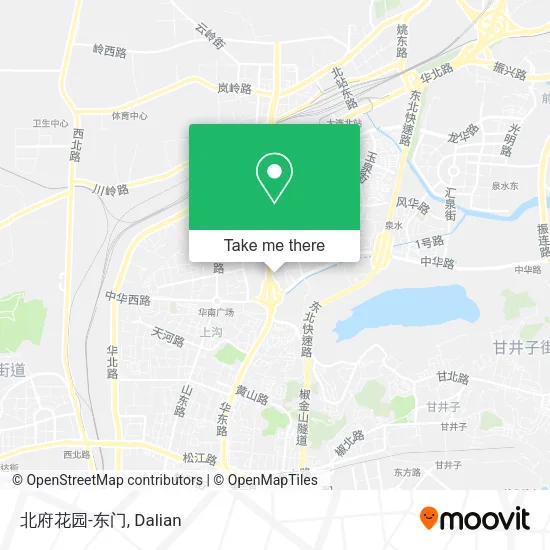 北府花园-东门 map