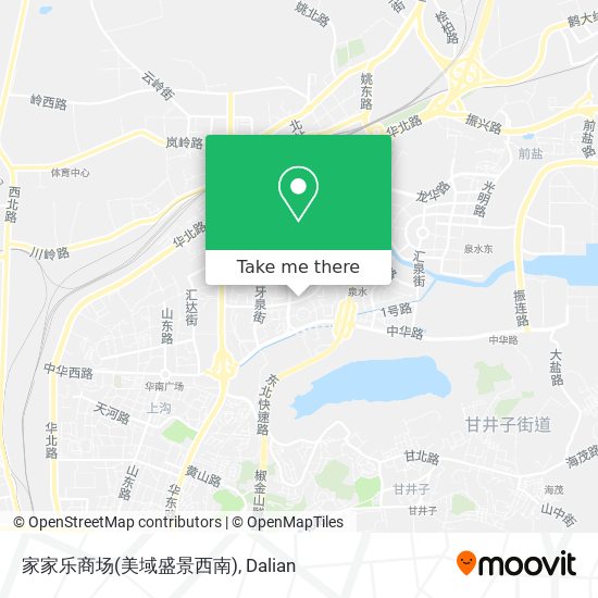 家家乐商场(美域盛景西南) map