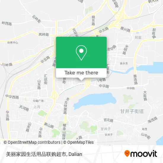 美丽家园生活用品联购超市 map