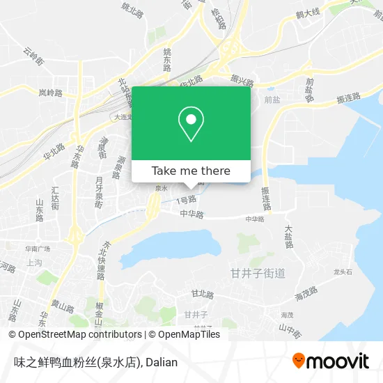 味之鲜鸭血粉丝(泉水店) map