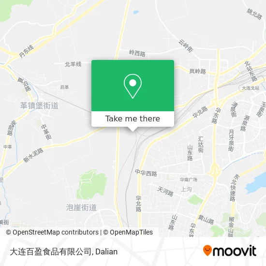 大连百盈食品有限公司 map