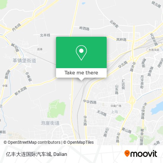 亿丰大连国际汽车城 map
