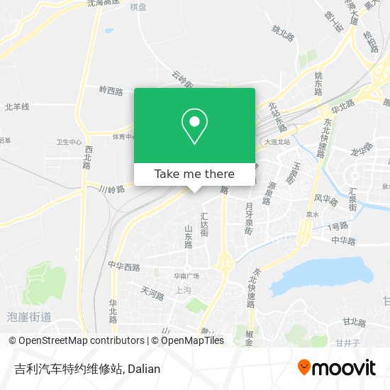 吉利汽车特约维修站 map