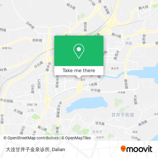 大连甘井子金泉诊所 map