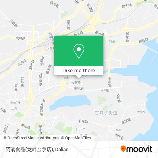 阿满食品(龙畔金泉店) map