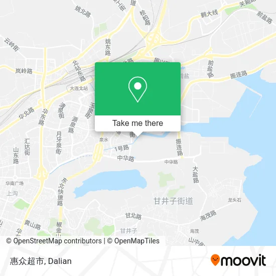 惠众超市 map