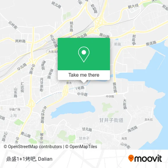 鼎盛1+1烤吧 map