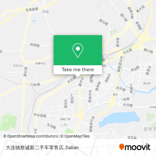 大连驰敖诚新二手车零售店 map