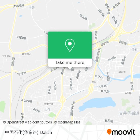 中国石化(华东路) map