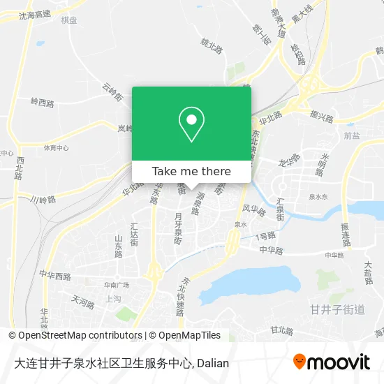 大连甘井子泉水社区卫生服务中心 map