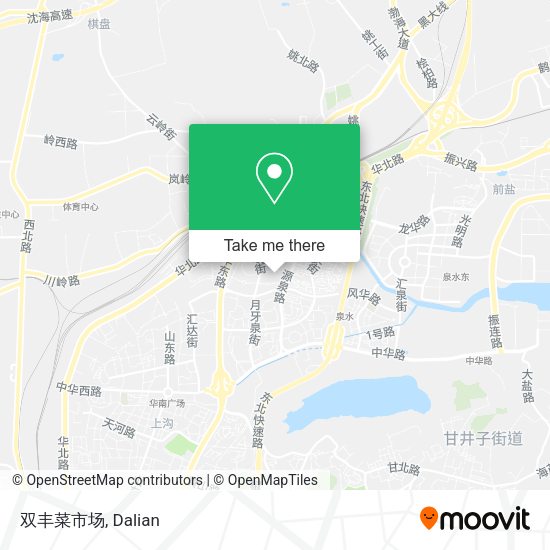 双丰菜市场 map