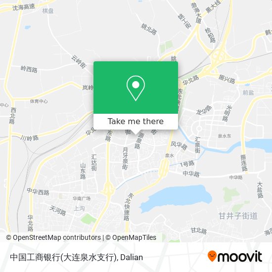 中国工商银行(大连泉水支行) map