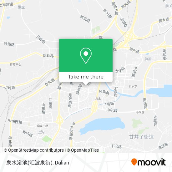 泉水浴池(汇波泉街) map