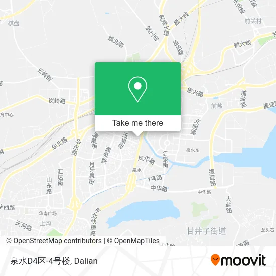 泉水D4区-4号楼 map
