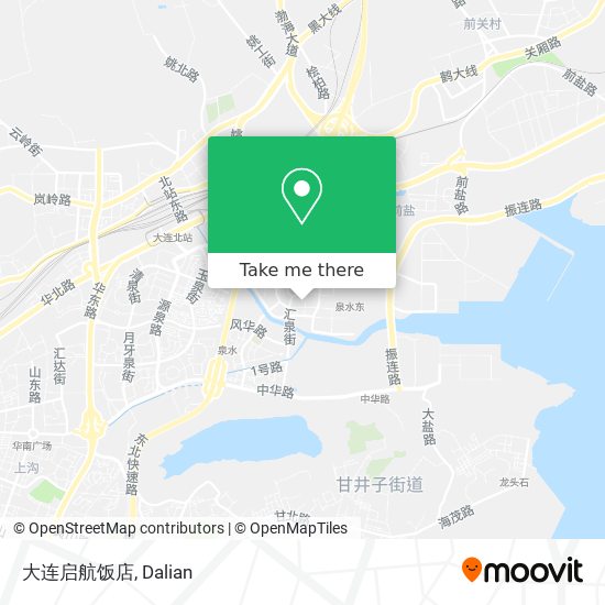 大连启航饭店 map
