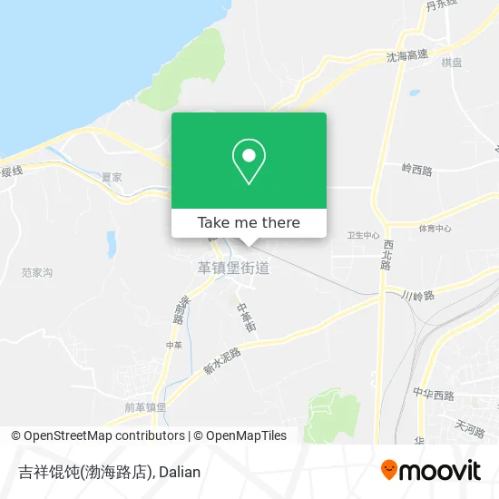 吉祥馄饨(渤海路店) map