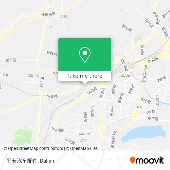 平安汽车配件 map