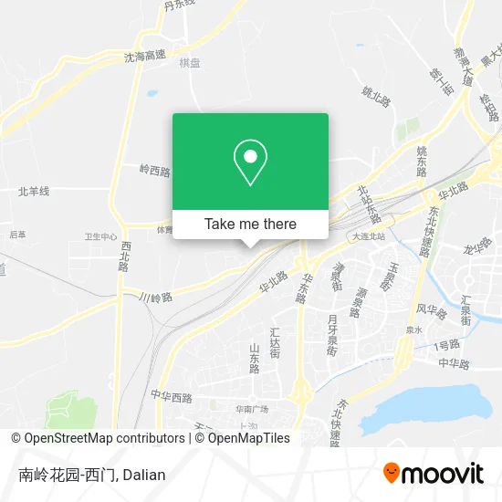 南岭花园-西门 map